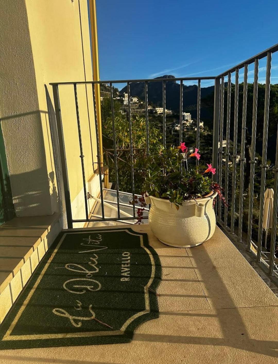 La Dolce Vita Ravello - Two Bedroom Apt With Sea View Terrace Dış mekan fotoğraf